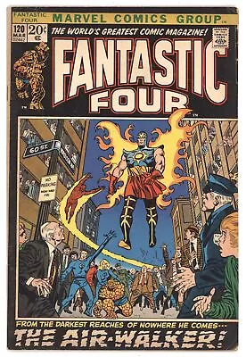 Buy Fantastic Four 120 Marvel 1972 FN Stan Lee 1st Air-Walker Mary Jane Watson • 29.90£