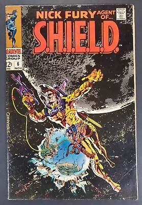 Buy Nick Fury Agent Of S.H.I.E.L.D. #6 Steranko Cover Marvel Comics 1968 • 11.65£