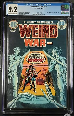 Buy Weird War Tales #20 DC Comics 1973 CGC 9.2 Luis Dominguez Cover Bronze Age Horro • 151.44£