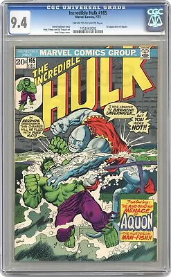 Buy Incredible Hulk #165 CGC 9.4 1973 1052663002 • 120.37£