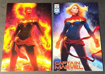 Buy Captain Marvel #1 Stanley Artgerm Set Binary Trade & Virgin • 66.01£