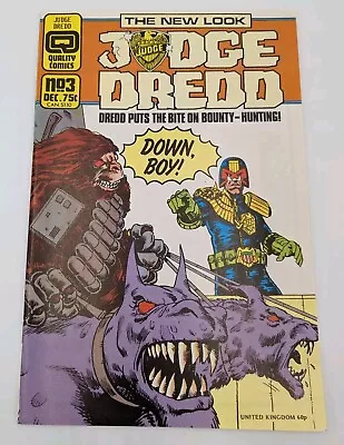 Buy Judge Dredd #3 (FN/VF)  Trapper Hag , Quality Comics 1986 • 7.38£
