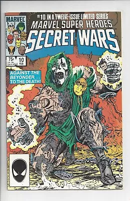 Buy Marvel Super Heroes Secret Wars #10 VF-(7.5) 1984 - Astounding Zeck Doom Cover • 15.53£