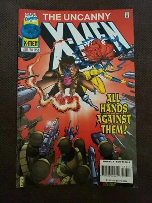 Buy 1996 Marvel Comics UNCANNY X-MEN #333 1st Full App. Of Bastion, 🔑,  High Grade  • 30.29£