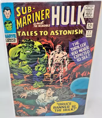 Buy Tales To Astonish #77 Jack Kirby Cover Art Marvel Silver Age *1966* 6.5 • 33£