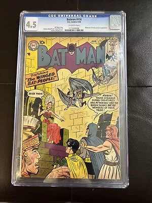 Buy BATMAN #116 CGC 4.5 June 1958 Silver Age “The Winged Bat-People  (Batwoman) • 132.02£