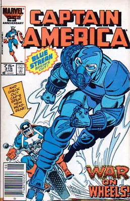 Buy Captain America (1st Series) #318 (Newsstand) VF; Marvel | Mark Gruenwald - We C • 2.92£
