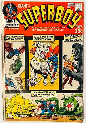 Buy SUPERBOY #174 (DC,1971)  The Colossal Superdog!  Curt Swan Cover! FN/FN+ • 7.77£