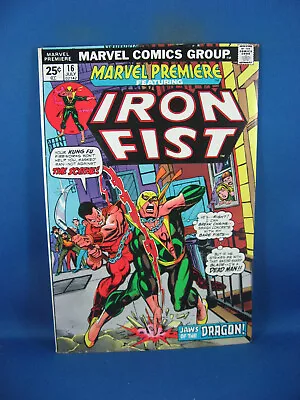 Buy Marvel Premiere 16 Iron Fist Vf Marvel 1974 • 31.06£