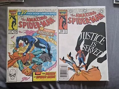 Buy The AMAZING SPIDER-MAN #275 And  #278 • 22£