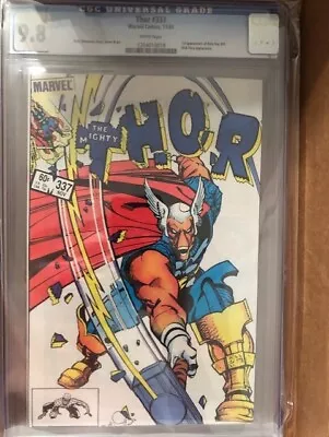 Buy Thor #337 CGC 9.8 WHITE PAGES • 310.64£