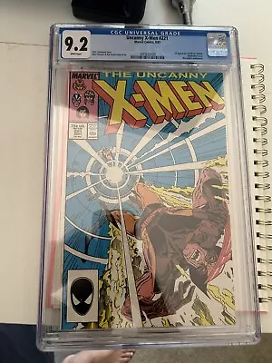 Buy Marvel Comics Uncanny X-Men #221 CGC 9.2 1st Appearance Of Mister Sinister • 53.68£