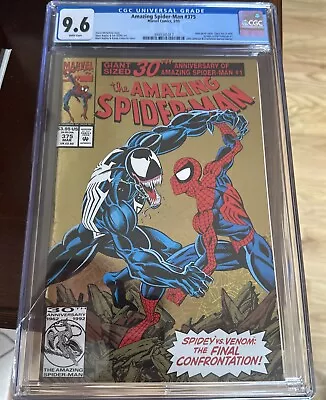 Buy Amazing Spider-Man #375 Direct Variant CGC 9.6 1993 • 85.38£