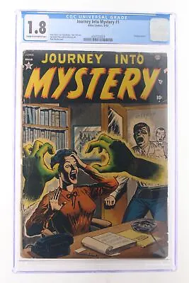 Buy Journey Into Mystery #1 - Atlas Comics 1952 CGC 1.8 Hanging Panels. • 3,260.98£