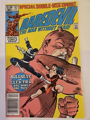 Buy Daredevil 181. Death Of Electra. Frank Miller. Nm/Vf • 27.17£