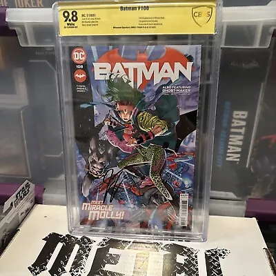 Buy BATMAN #108 CBCS 9.8 Witnessed SIGNED By Tynion 1st MIRACLE MOLLY DC Comics New • 93.35£