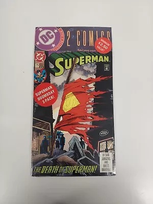 Buy DC Sealed Superman Doomsday 2 Pack RARE Superman 75 4th Print Action 685 2nd... • 16.30£