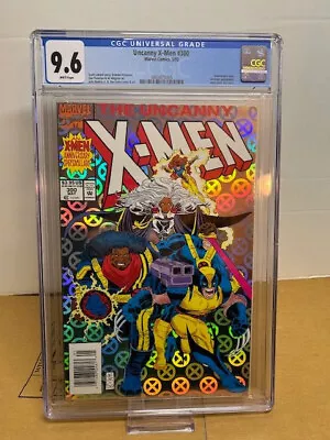 Buy Uncanny X-men #300 CGC 9.6 NEWSSTAND Variant, White Pages, Holo-grfx Foil Cover • 32.37£