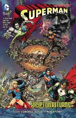 Buy Superman Krypton Returns GN Scott Lobdell Kenneth Rocafort Supergirl OOP New NM • 9.23£