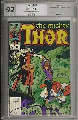 Buy Thor   #347  Pgx 9.2 Se  Signature Edition Signed By Walter Simonson  • 120.37£