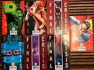 Buy Final Crisis #1-7 (2008) Complete Set Calvin Ellis Grant Morrison DC Comics Nm • 26£