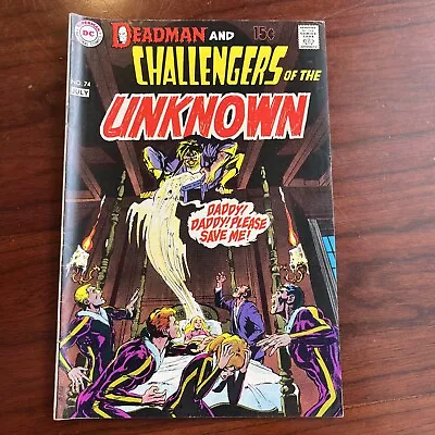 Buy Challengers Of The Unknown #74 DC 1970 Neal Adams Cover Featuring Deadman • 7.77£