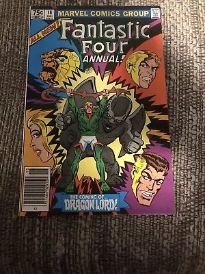 Buy FANTASTIC FOUR ANNUAL #16 Marvel Comics 1981 FN The Coming Of Dragon Lord! • 6.21£