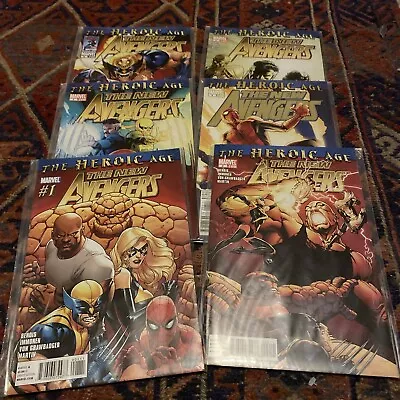 Buy The New Avengers #1-6 (Heroic Age) Marvel Bendis 2011 • 5£