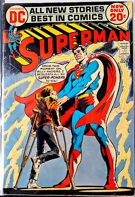 Buy SUPERMAN #254 1972 GD/VG Curt Swan Len Wein Neal Adams DC COMICS Bronze Age • 3.99£