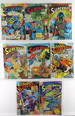 Buy SUPERMAN #315-320 322 324 * DC Comics Lot * 1977 -  Vintage 316 317 318 319 • 27.14£