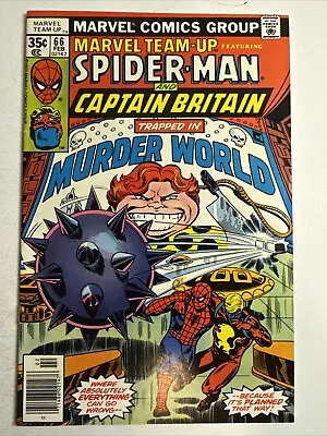 Buy Marvel Team-Up #66: 1st Murderworld -Pizzazz Insert Attached Marvel 1978 VF+ • 50.48£