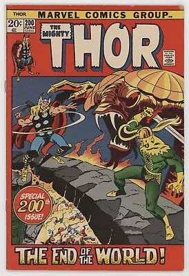 Buy Mighty Thor 200 Marvel 1972 VF John Busema Loki Warriors Three Odin • 21.36£
