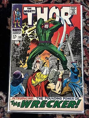 Buy Thor # 148 (Marvel Comics, 1967) 1st App Wrecker, Origin Of Black Bolt VG/FN • 42.71£