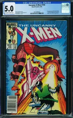 Buy Uncanny X-Men #194 CGC 5.0 1st Appearance Of The Fenris Twins • 19.41£