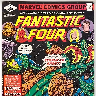 Buy FANTASTIC FOUR #209 1979 VF Key 1st Herbie John Byrne Art Marvel Bronze Age • 23.28£