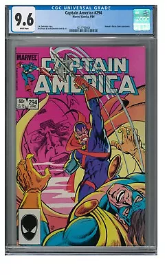 Buy Captain America #294 (1984) Marvel Comics Baron Zemo CGC 9.6 WW503 • 33.36£