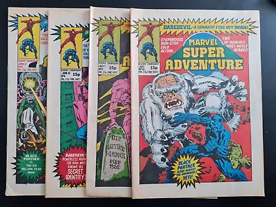 Buy Marvel Super Adventure #5 #6 #9 #10 Marvel Uk Weekly 1981 Thor Fantastic Four • 1.99£