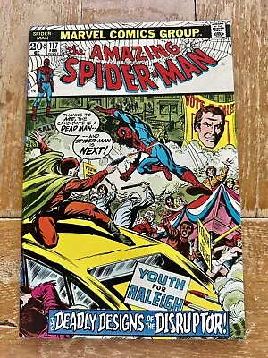 Buy AMAZING SPIDER-MAN #117 (1973) FN+ (distributor Stripes) • 19.42£