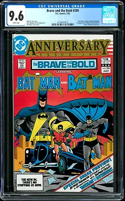 Buy Brave And The Bold # 200 CGC 9.6 White (DC, 1983) 1st Appear Batman & Outsiders • 89.31£