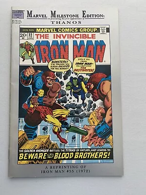 Buy Marvel Milestone￼ Edition Comics Iron Man The Re-print 1972  #55 • 6.99£