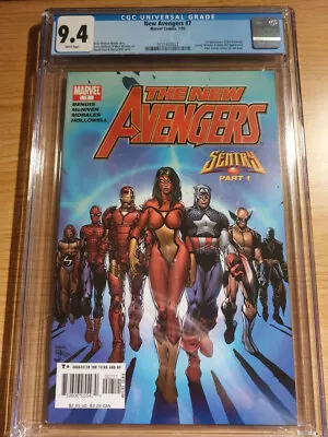 Buy The New Avengers #7 - CGC 9.4 - 1st Appearance Of The Illuminati • 70£