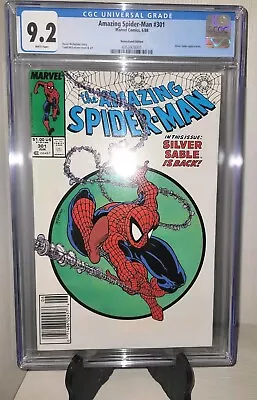 Buy Amazing Spider-Man #301 Newsstand CGC 9.2 Todd McFarlane  • 97.08£