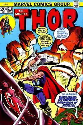 Buy Thor #215 FN; Marvel | 1st Appearance Xorr, Spawner Of Worlds - We Combine Shipp • 7.76£
