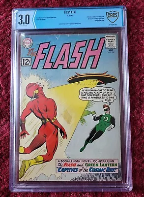 Buy Flash #131 CBCS 3.0 (DC Comics 1962) 1st Crossover With Green Lantern Hal Jordan • 97.08£