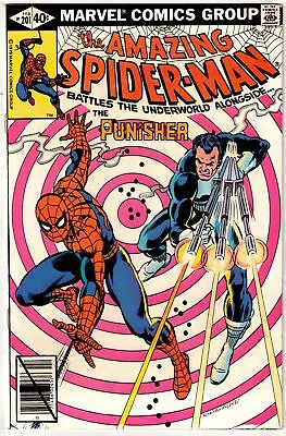 Buy Amazing Spider-man #201 (1980)-punisher Appearance & Cover By John Romita Sr- Vf • 23.76£