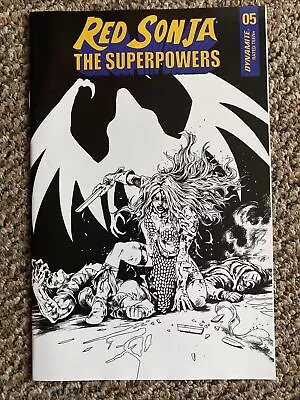 Buy Red Sonja: The Superpowers #5 (dynamite) Lau 1:10 B/w Variant - Bagged & Boarded • 4.95£