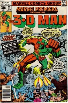 Buy Marvel Premiere (35) The 3-D Man  Marvel Comics Apr-77 • 3.88£