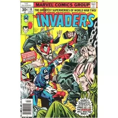 Buy Invaders #18  - 1975 Series Marvel Comics Fine+ Full Description Below [s' • 9.79£