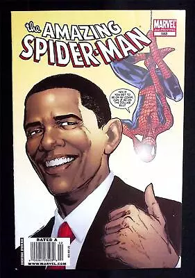 Buy Amazing Spider-Man #583 President OBAMA Newsstand VARIANT 2ND PRINT Todd Nauck  • 7.76£