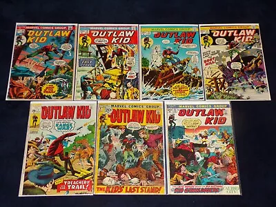 Buy The Outlaw Kid 7 9 14 16 19 20 21 Marvel Comics 1970 Western Lot 1 • 38.82£